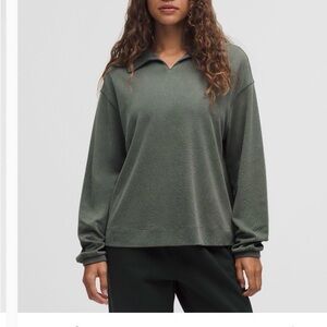 Lululemon Softstreme OverSized  Longsleeve Polo